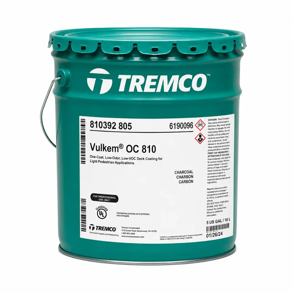 Recubrimiento monocapa para aplicaciones de tráfico peatonal- Vulkem OC 810