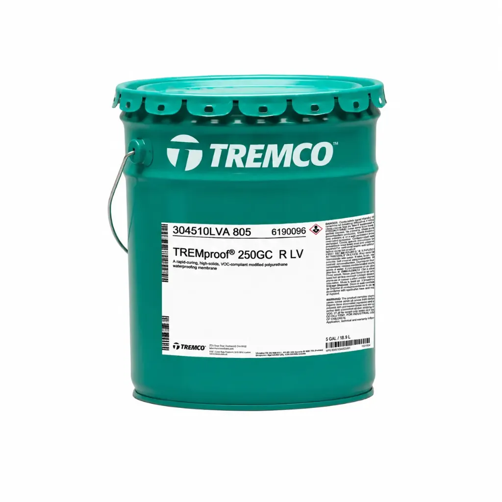 Membrana elastomérica impermeable de aplicación líquida de curado rápido TREMproof®250 GC